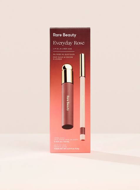 Rare Beauty Everyday Rose Lip Oil & Liner Duo