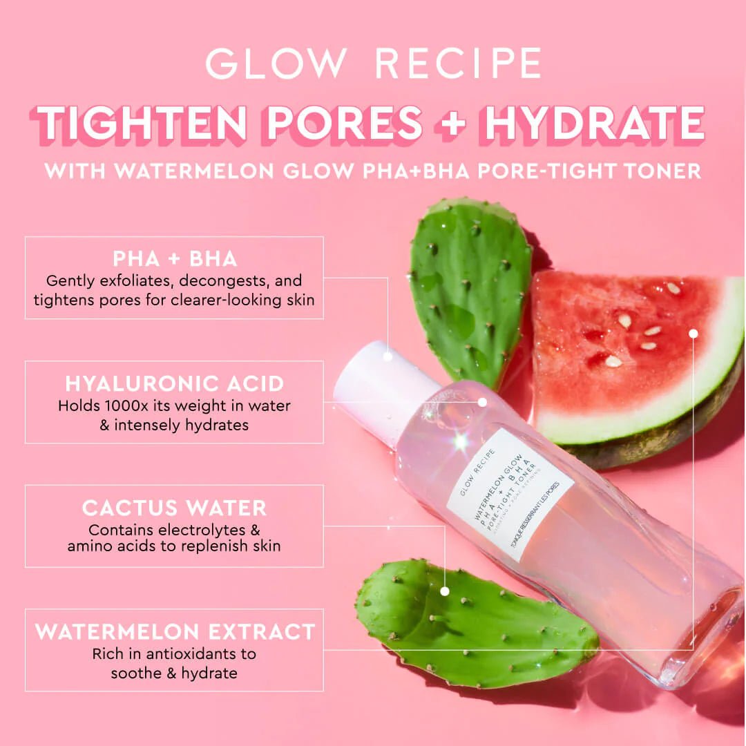 Glow Recipe Watermelon Glow PHA +BHA Pore-Tight Toner